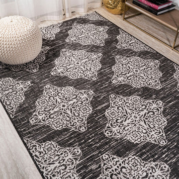 Tuscany Ornate Medallions Indoor/outdoor Area Rug